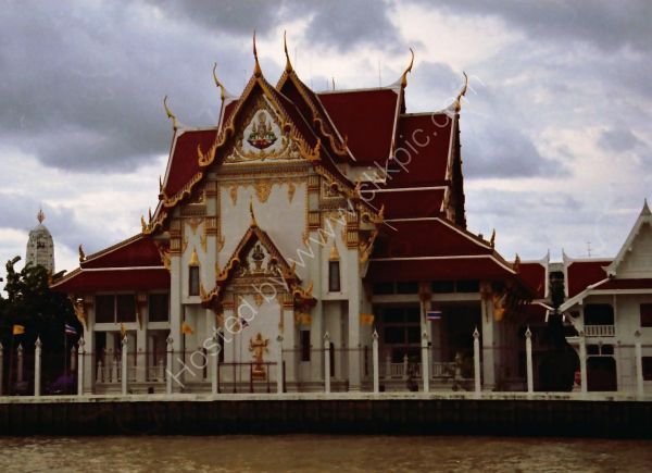 Traditional Thai Building, Mae Nam Chao Phrayal River, Ayutthaya to Bangkok